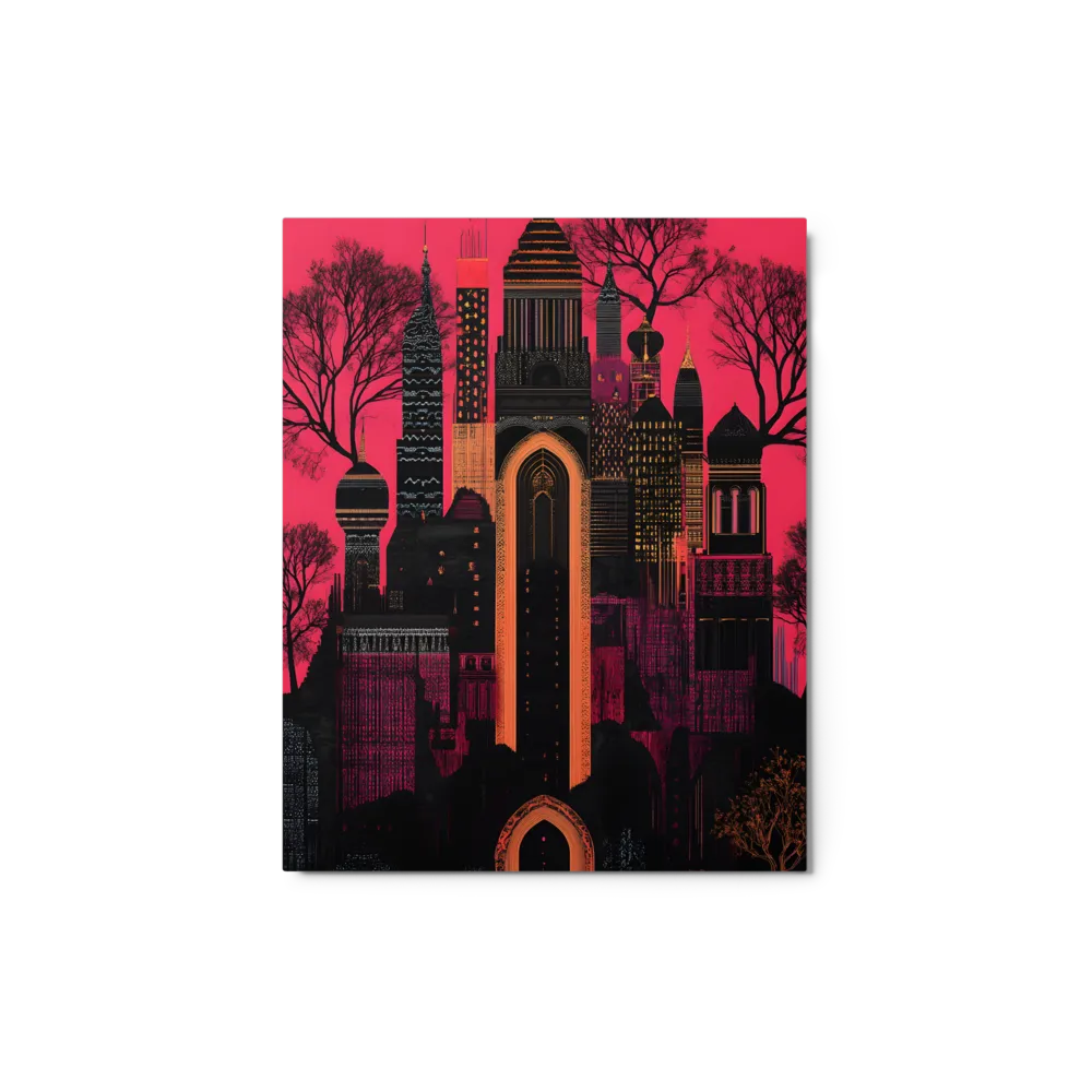 Twilight Metropolis 
 Canvas | 30″x 30″