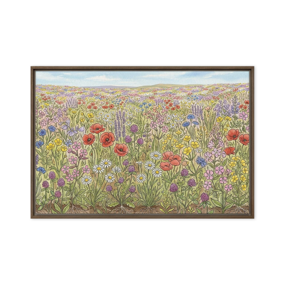 Enchanted Wildflower Meadow | Art Print