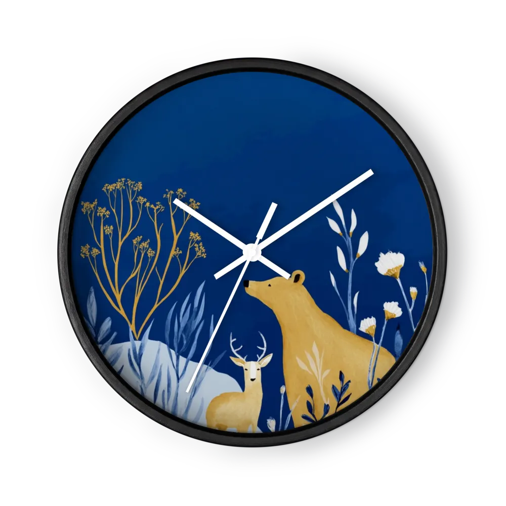 Folk Animals After Dark — Bears, Deer, Midnight Navy