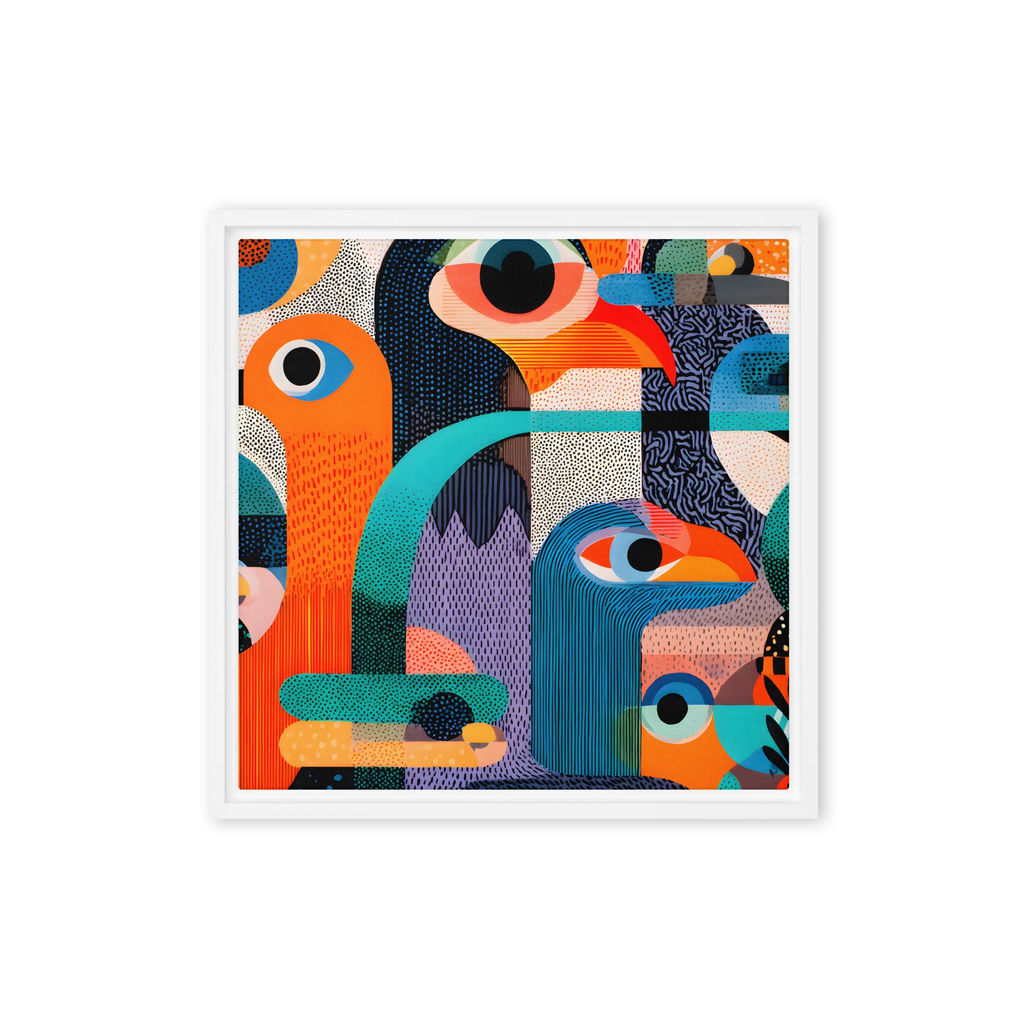Playful Geometric Birds
