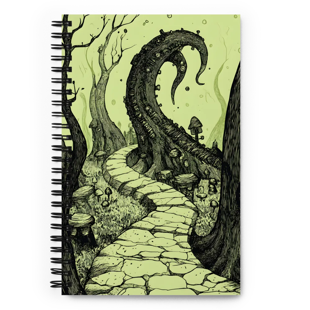 Whispers of the Gnarled Path 
 Spiral Notebook | 140 pages