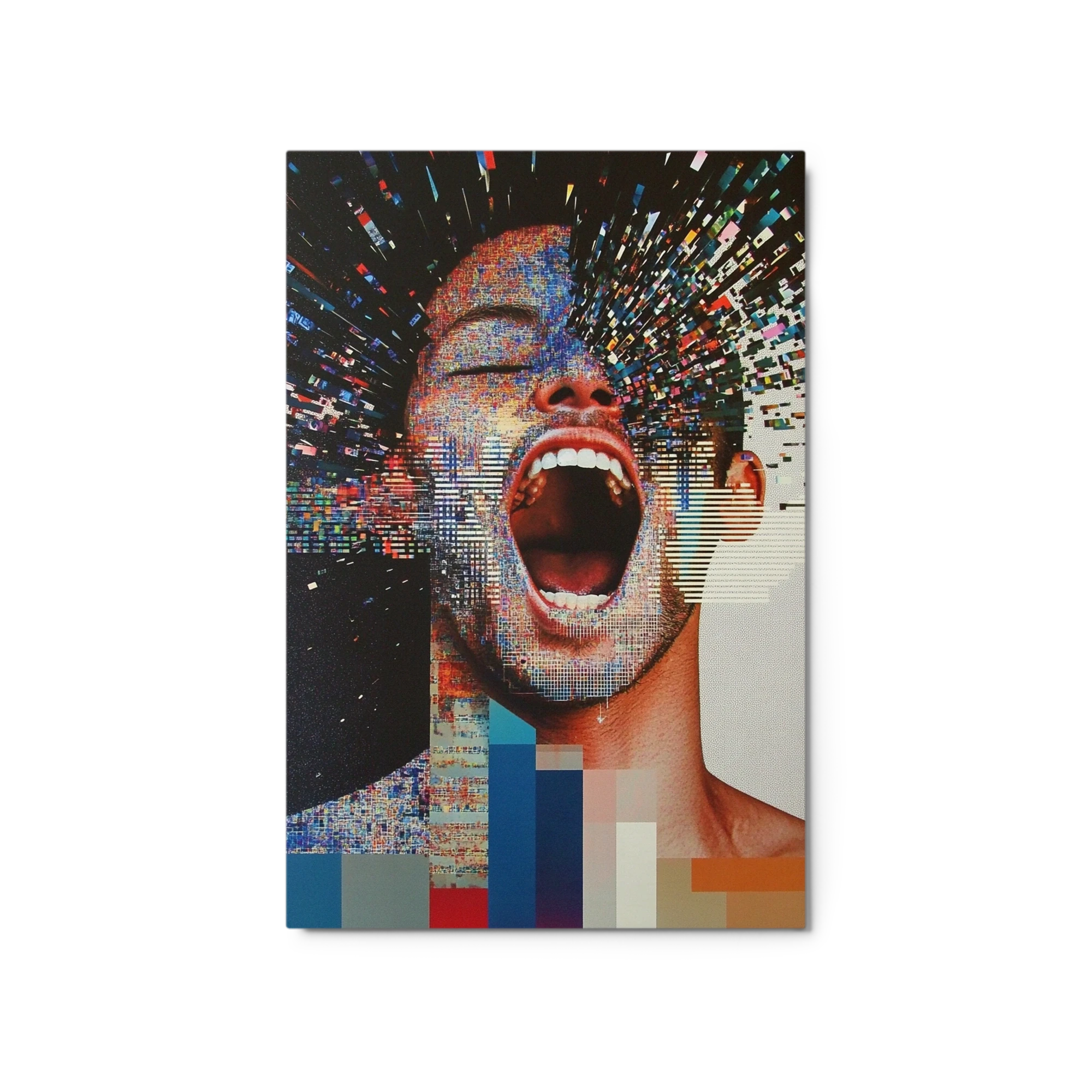 Fragmented Human Portrait