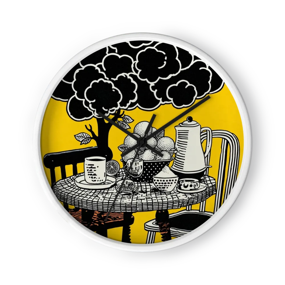 Natura Morta con Limoni | Orologio da parete