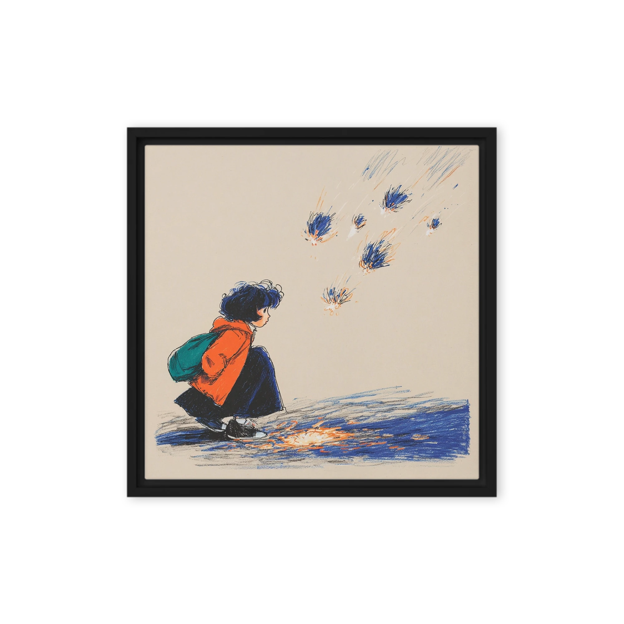 Falling Sparks | Art Print