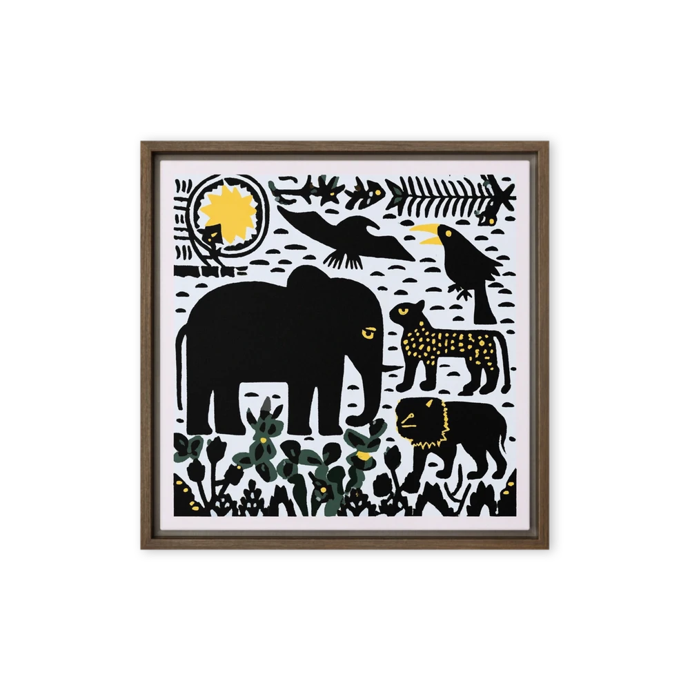 Jungle Wildlife Print | Art Print