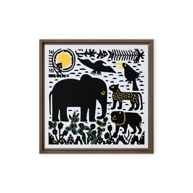Jungle Wildlife Print | Art Print