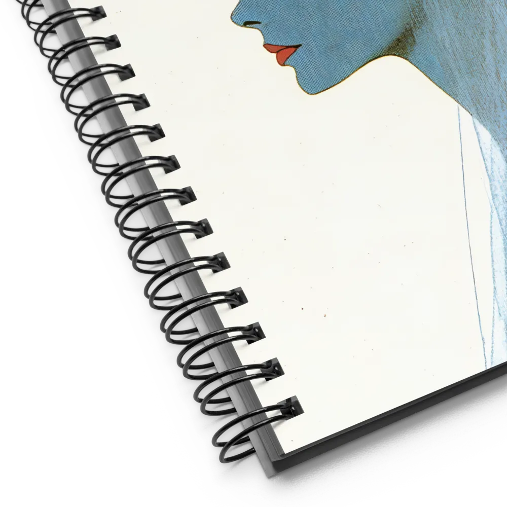 Stylish Profile in Pop Art 
 Spiral Notebook | 140 pages