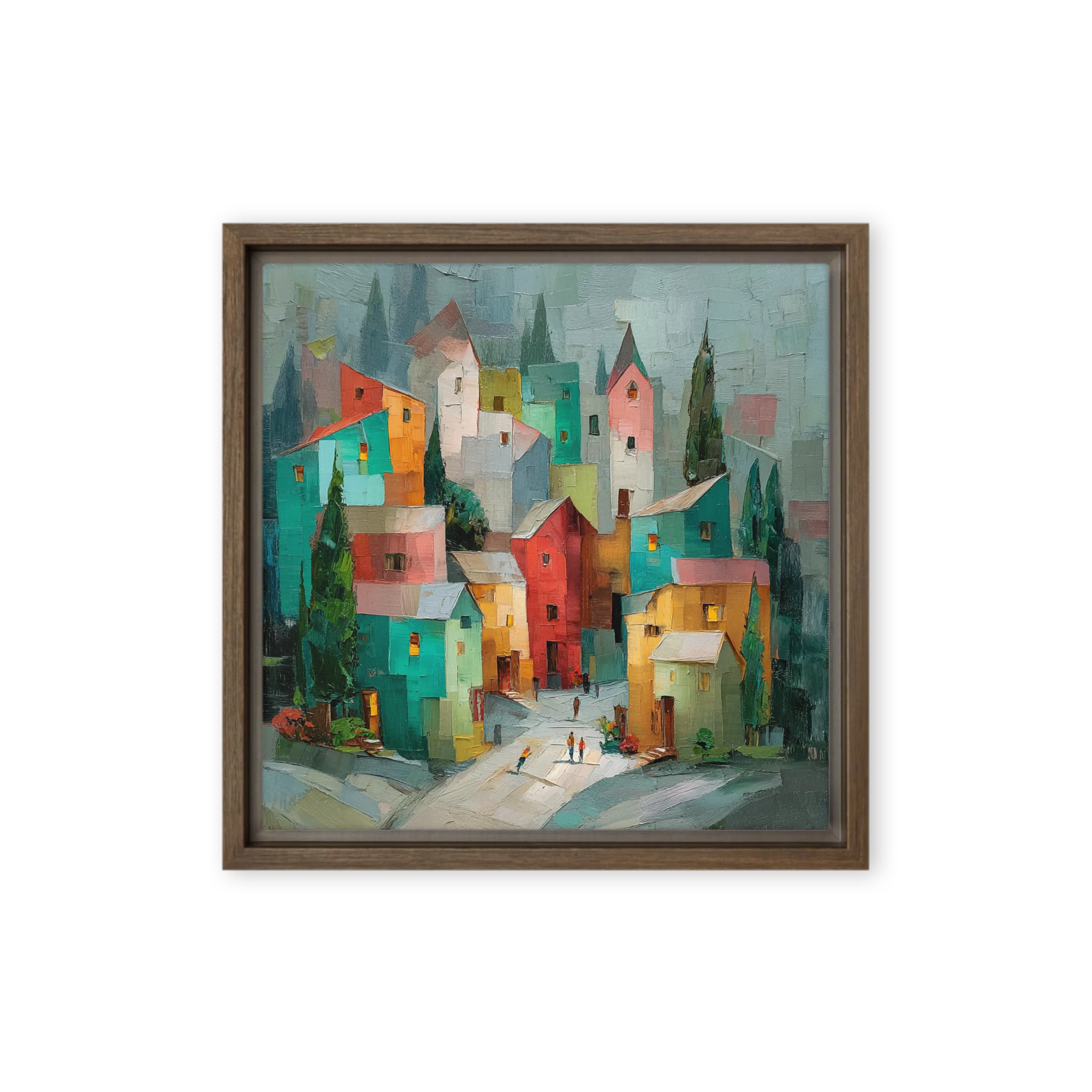 Patchwork Village | Art Print