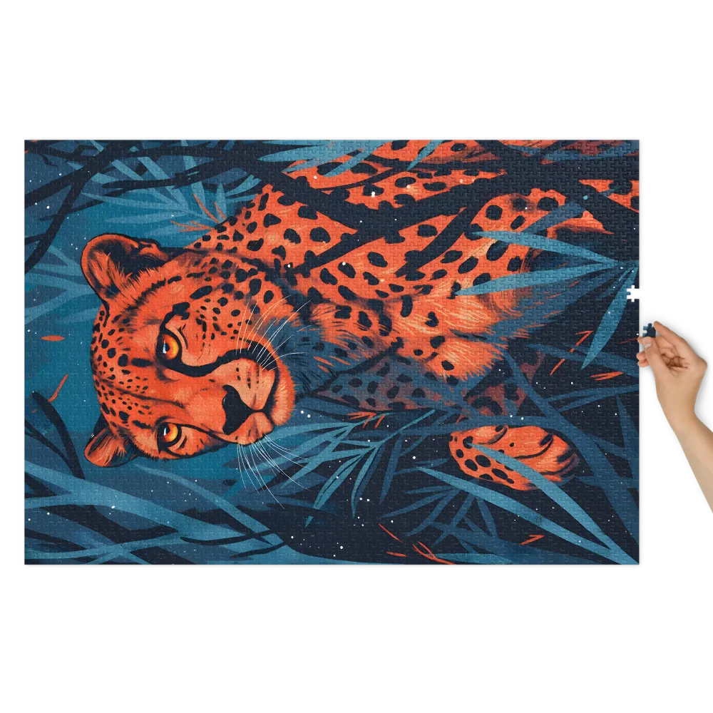 Cheetah at Dusk | Jigsaw Puzzles