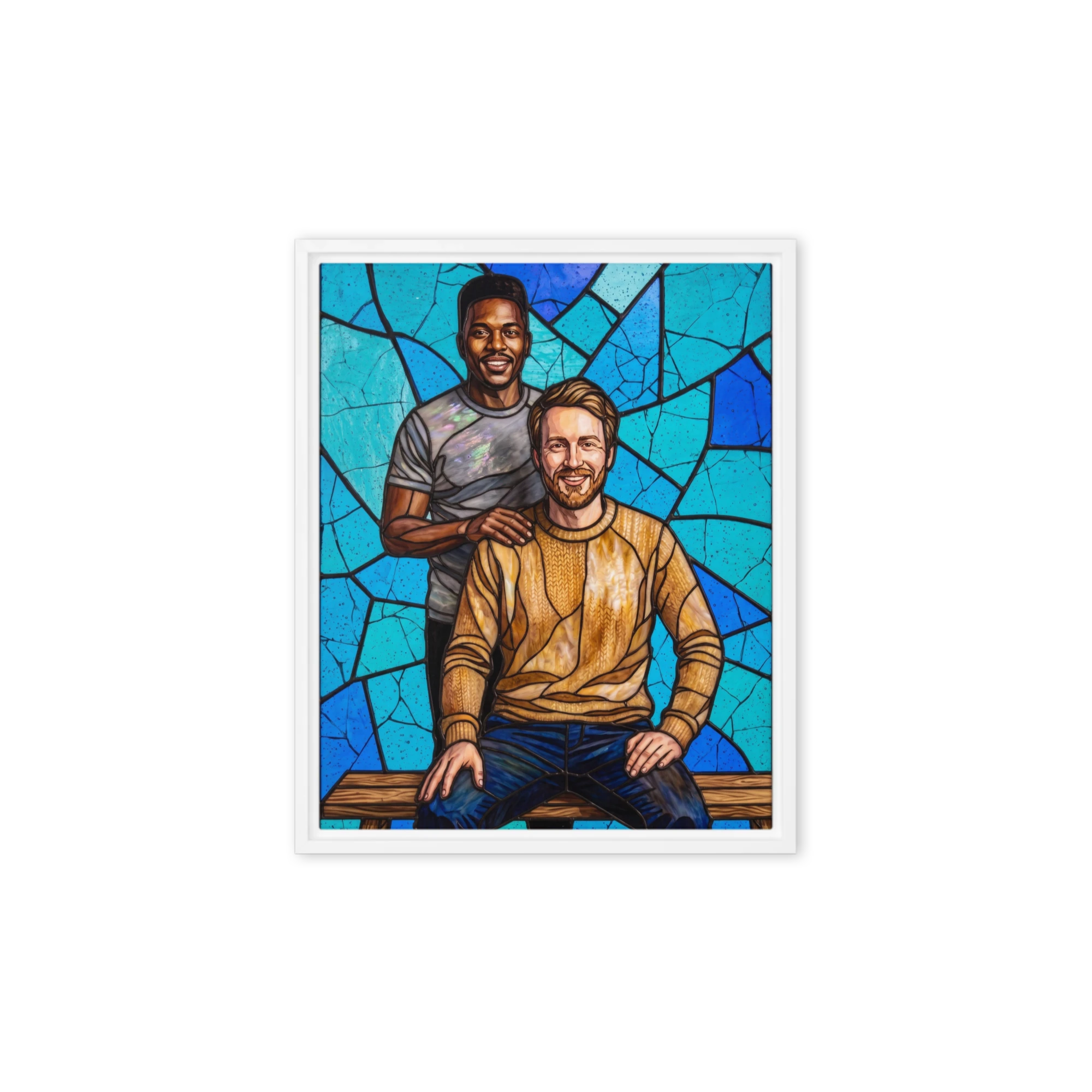 Family Portrait — Stained Glass