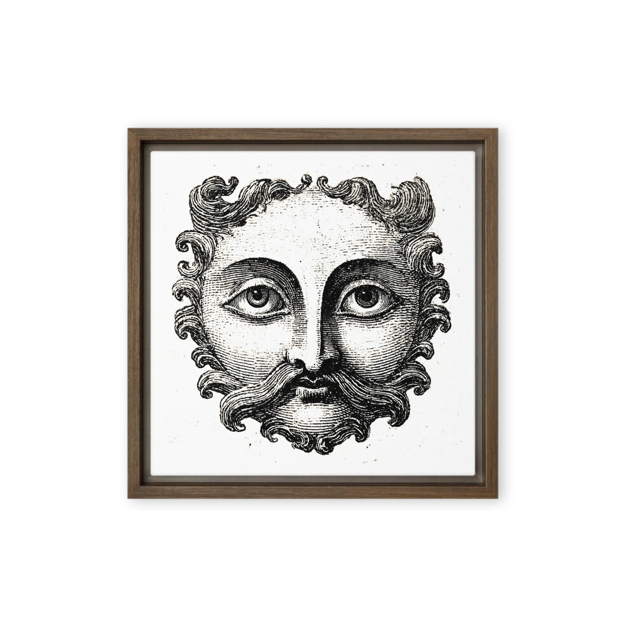 Vintage Face Engraving