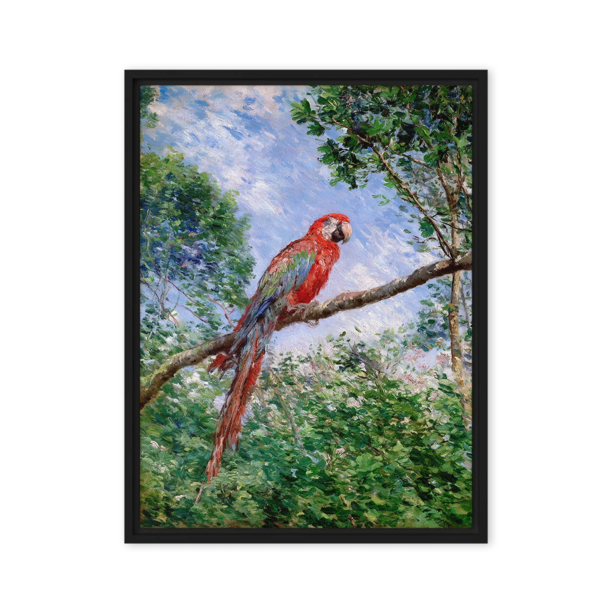 Red Macaw in the Canopy | Art Print