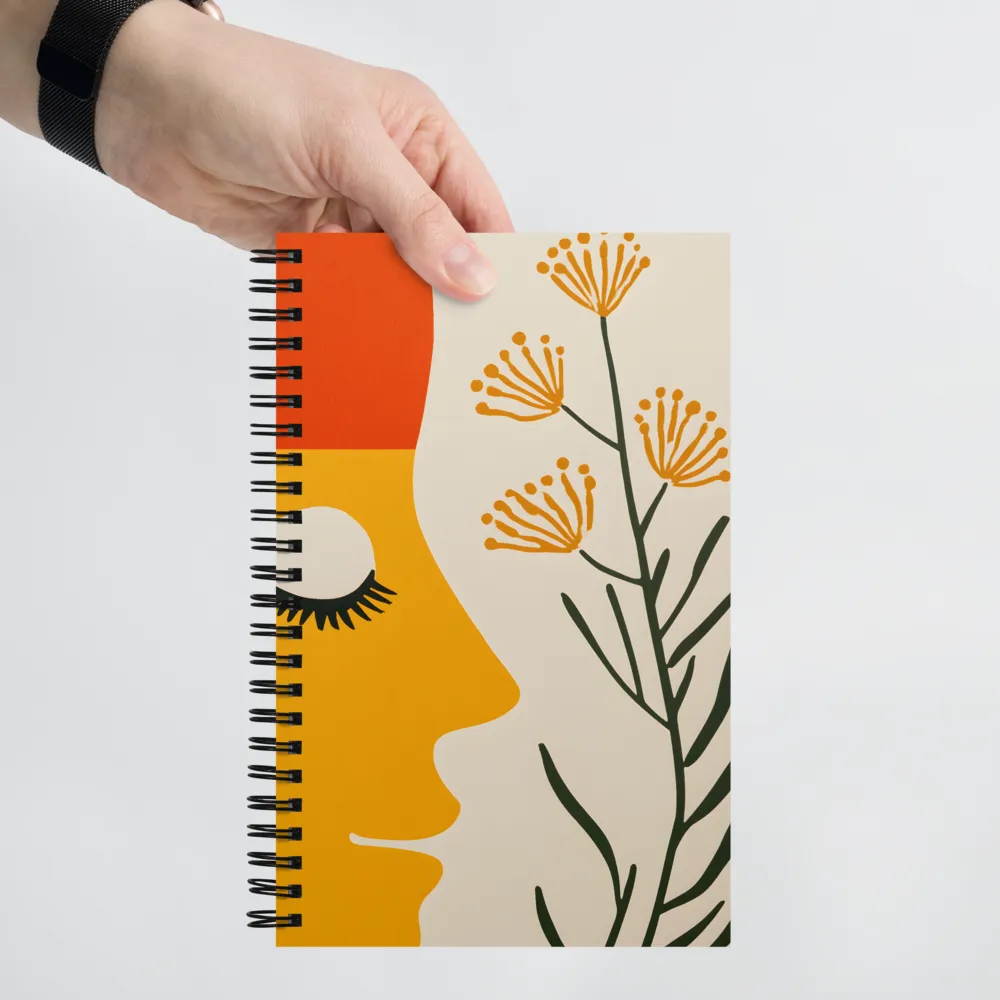 Floral Contemplation 
 Spiral Notebook | 140 pages