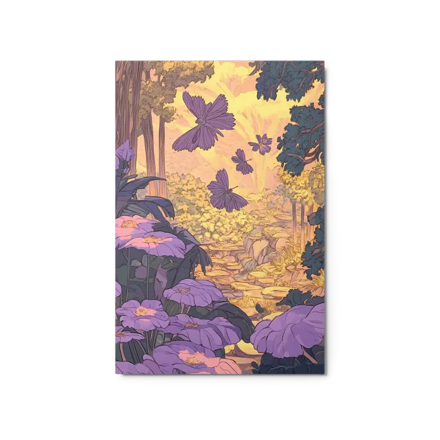 Flight of the Lavender Wings | Art Print