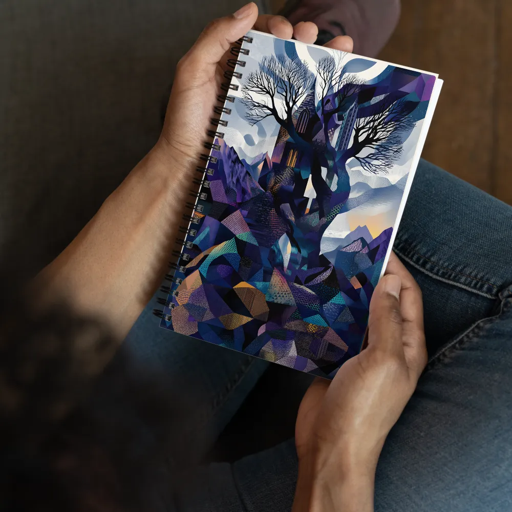 Gothic Geometric Fantasy 
 Spiral Notebook | 140 pages