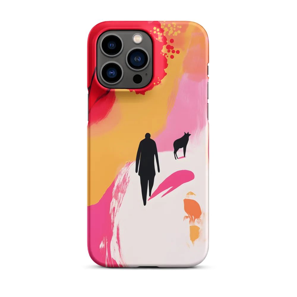 Abstract Landscape with Silhouette | Phone Case