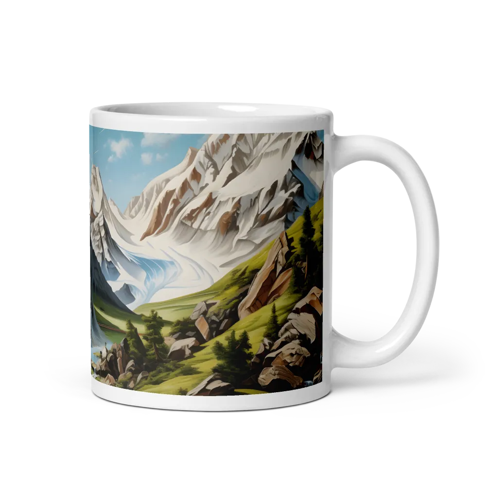 Majestic Cascade: A Mountain Masterpiece