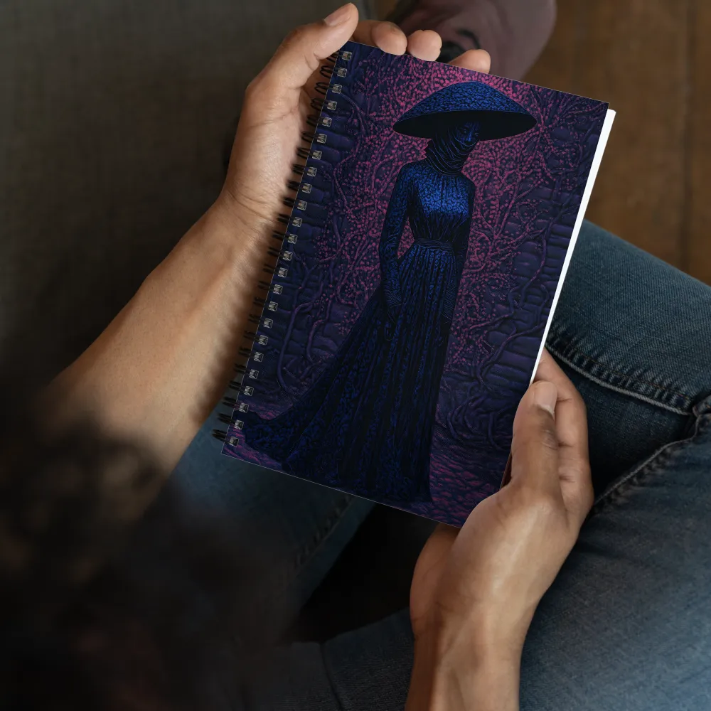 Enigmatic Gothic Presence 
 Spiral Notebook | 140 pages