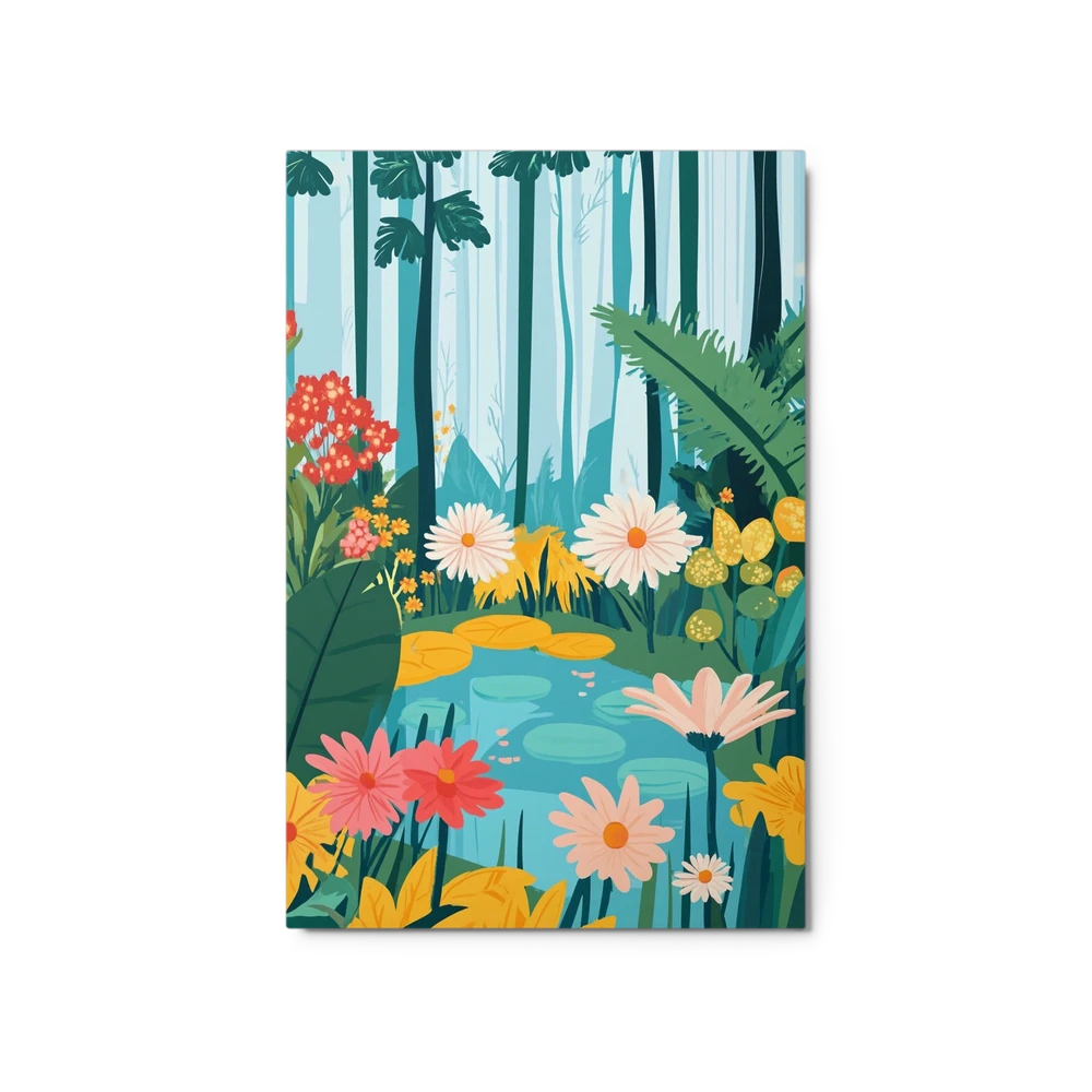 Enchanted Forest Pond | Art Print