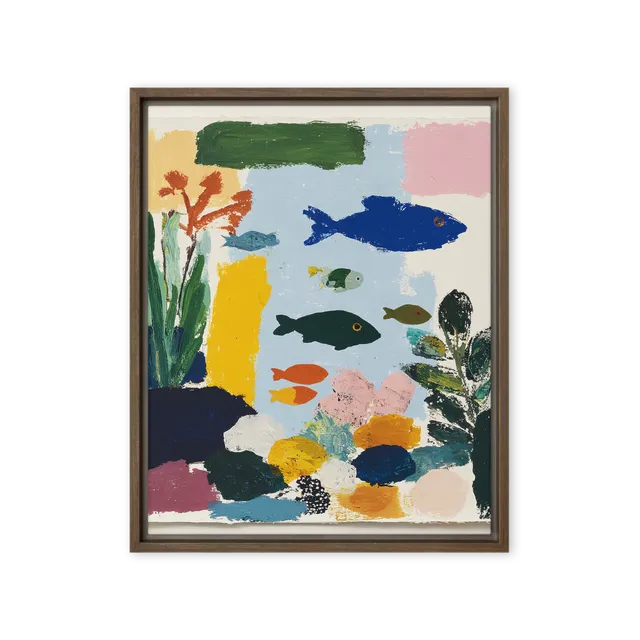 Playful Underwater World | Art Print