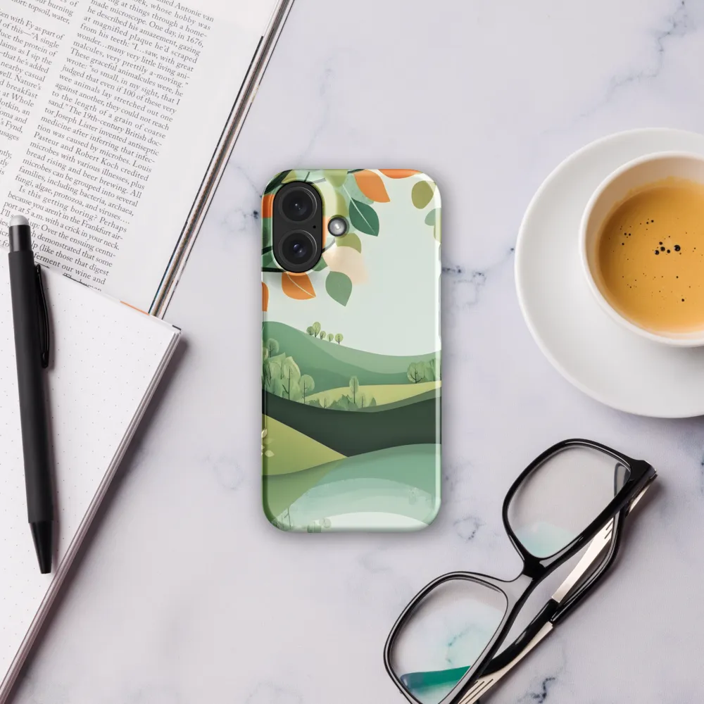 Layered Autumn Landscape 
 iPhone 12 | Snap Case