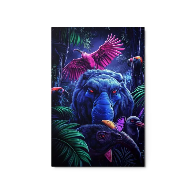 Bioluminescent Jungle Denizens | Art Print