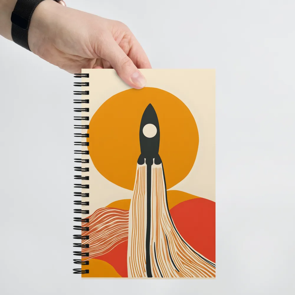 Rocket's Ascent 
 Spiral Notebook | 140 pages