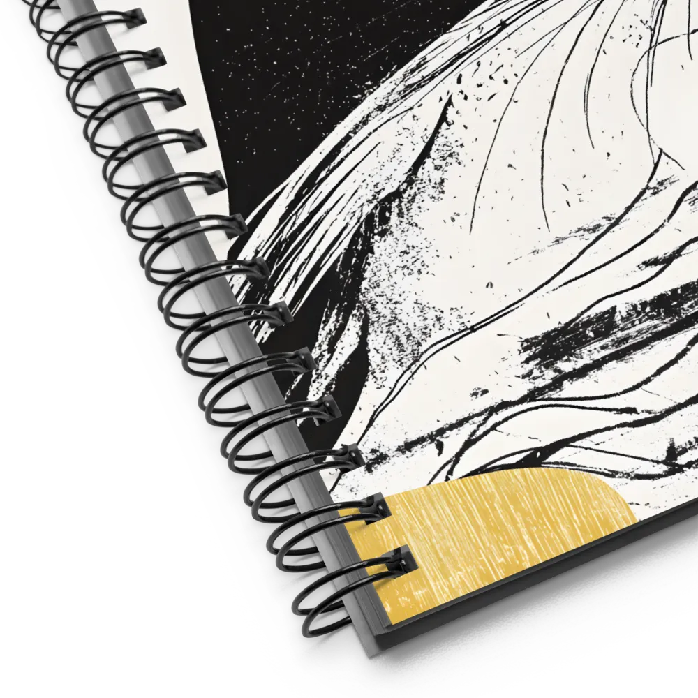 Serene Cat Profile 
 Spiral Notebook | 140 pages