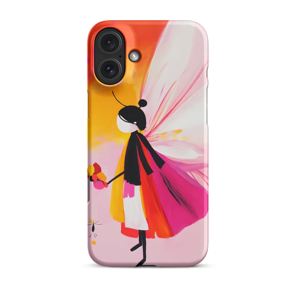 Abstract Fairy with Flowers | Phone Case