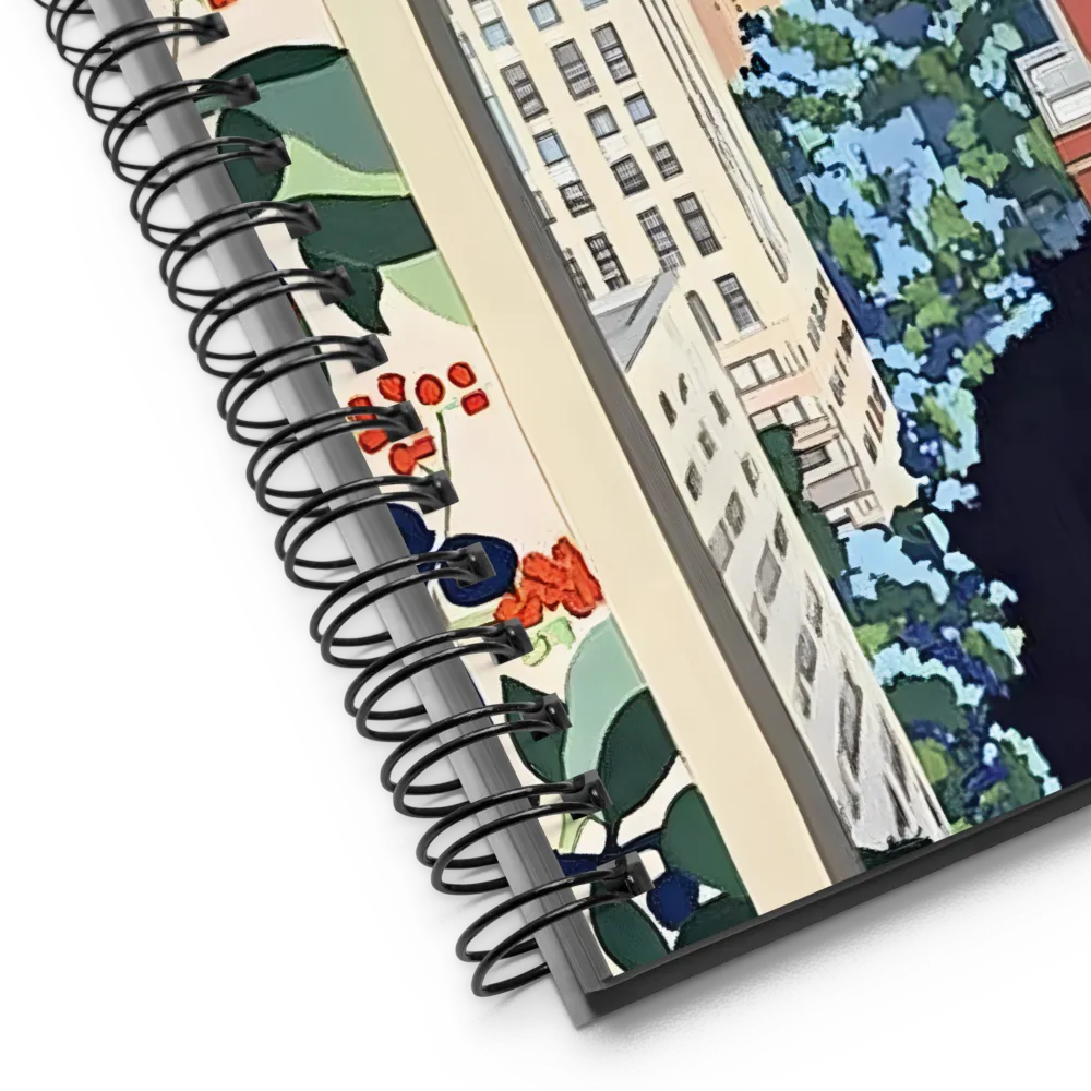 Urban Window View 
 Spiral Notebook | 140 pages