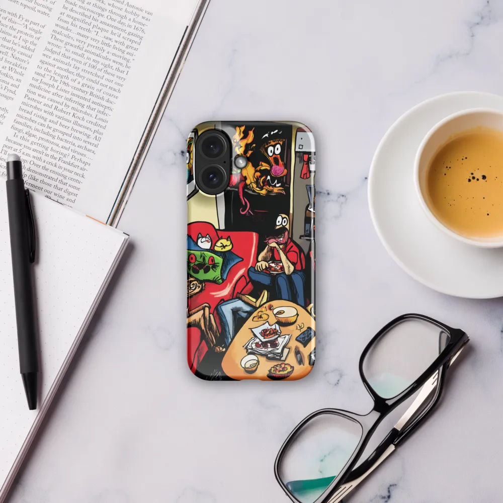 Quirky Living Room Gathering 
 iPhone 14 Plus | Tough Case