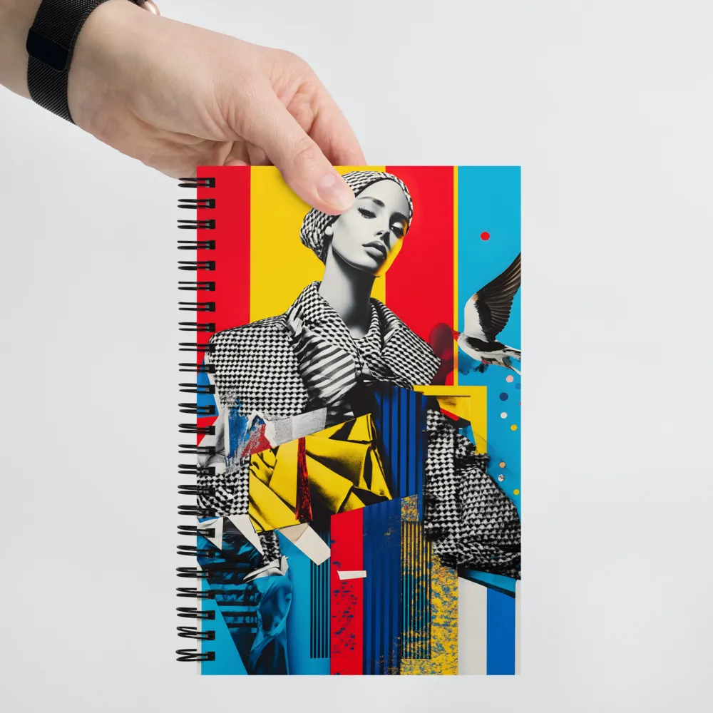 Geometric Pop Fashion 
 Spiral Notebook | 140 pages