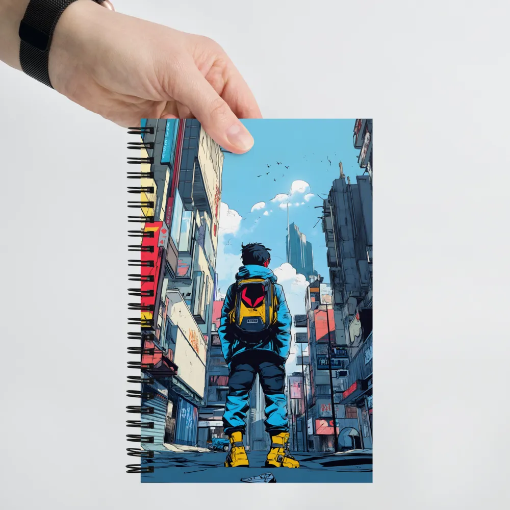 Urban Wanderer's Gaze 
 Spiral Notebook | 140 pages