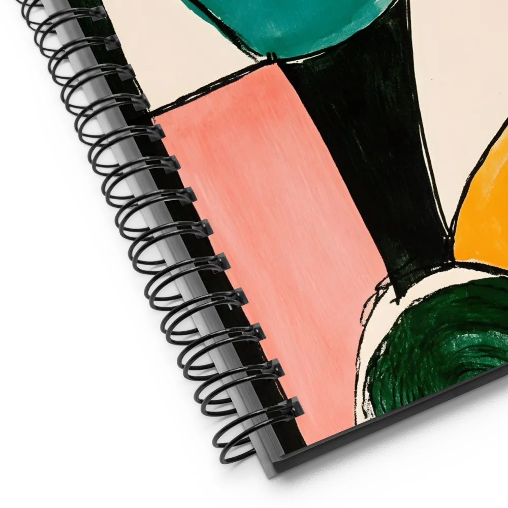 Organic Color Blocks 
 Spiral Notebook | 140 pages