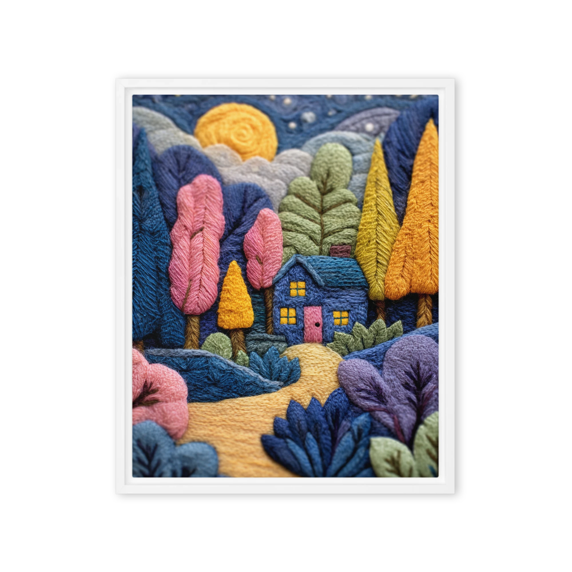 Cozy Embroidered Woodland