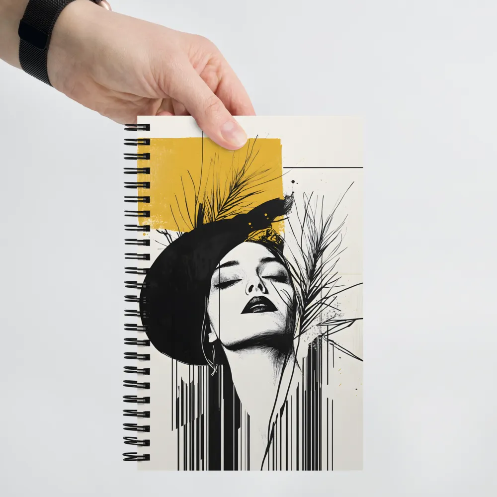 Contemplation in Graphic Contrast 
 Spiral Notebook | 140 pages
