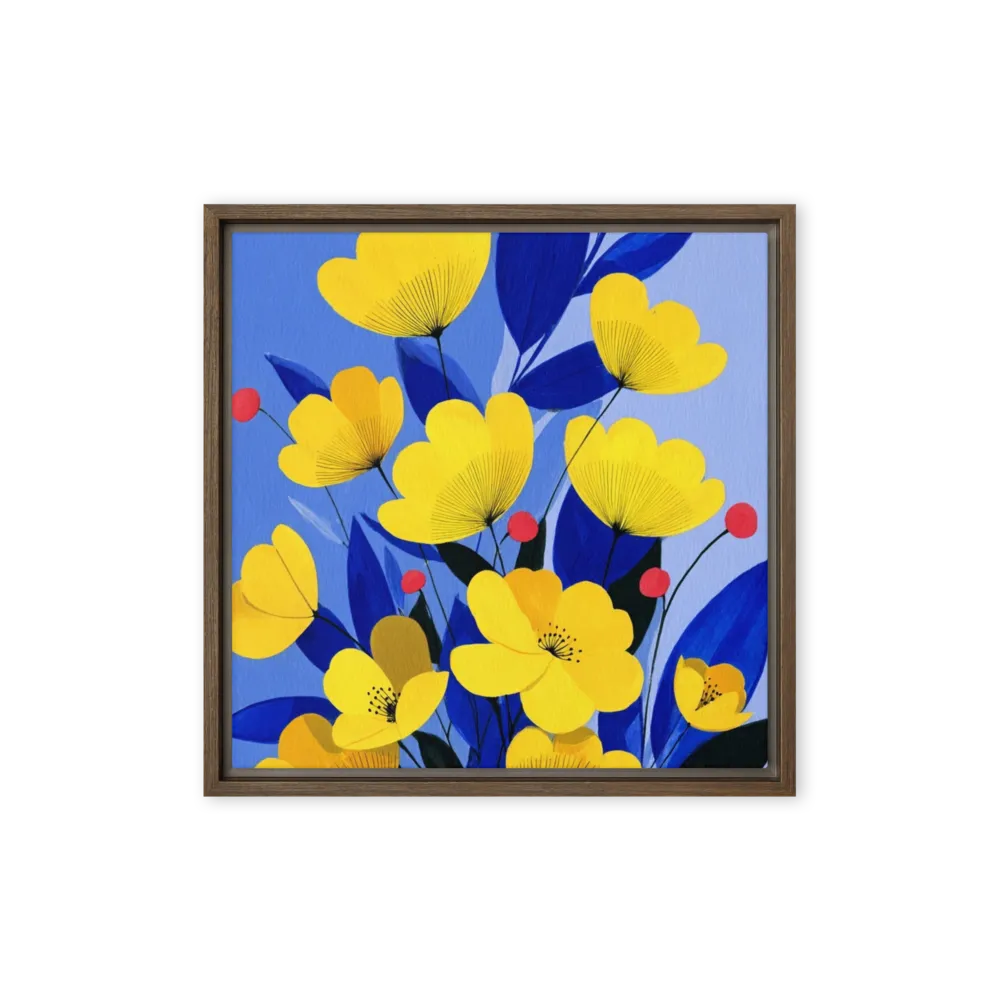 Yellow Bloom Contrast | Art Print
