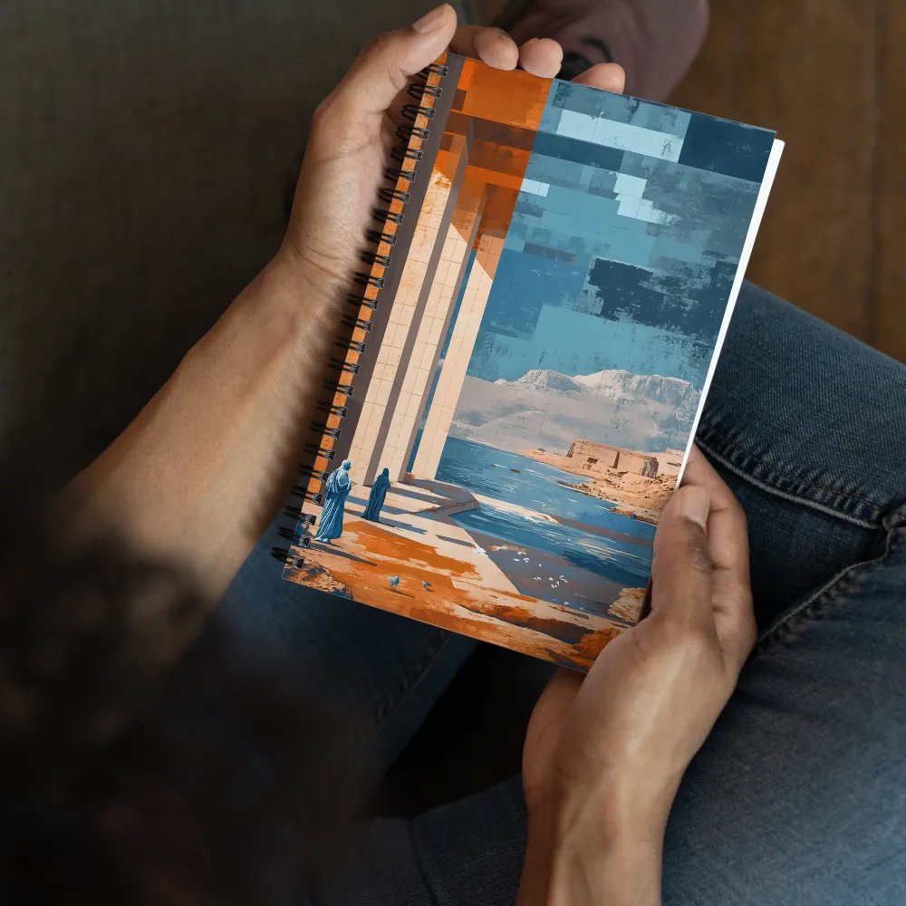 Fragmented Coastal Contemplation 
 Spiral Notebook | 140 pages