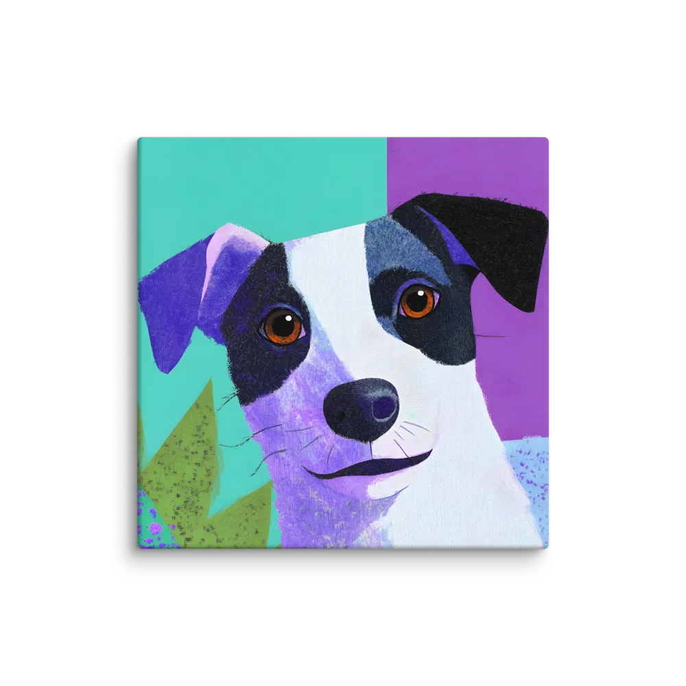 Neon Terrier 
 Canvas | 30″x 30″