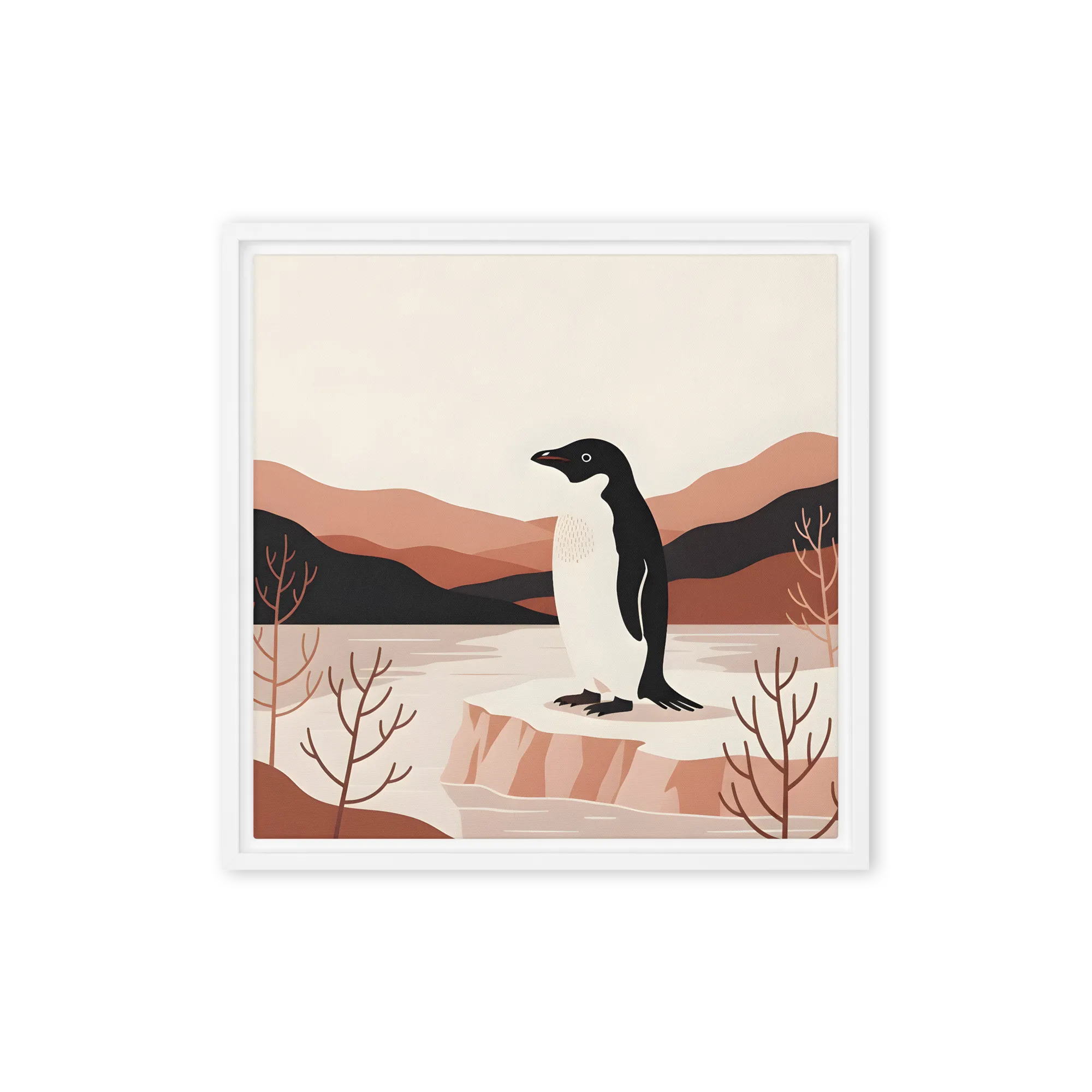 Penguin on Ice Floe