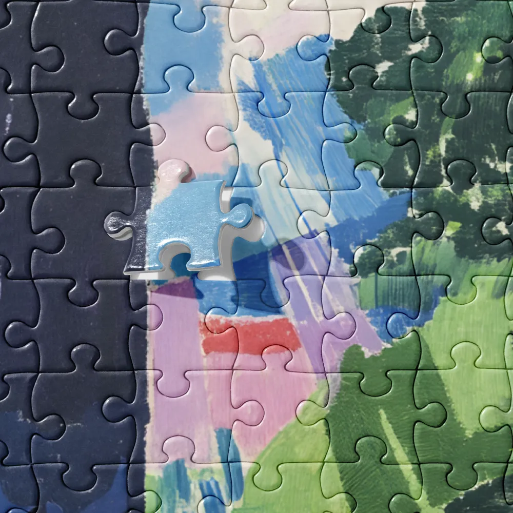 Exultant Figure Landscape 
 Jigsaw Puzzle