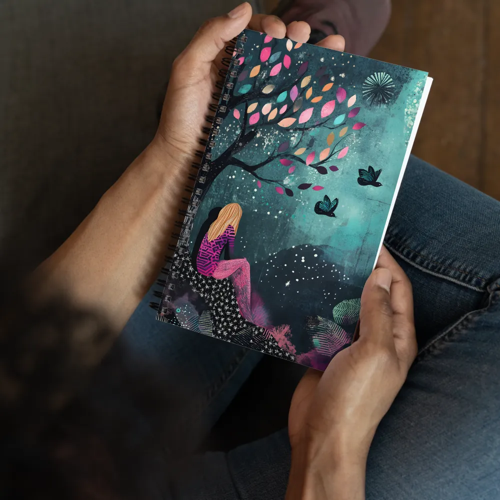 Dreamer Under Starlight 
 Spiral Notebook | 140 pages