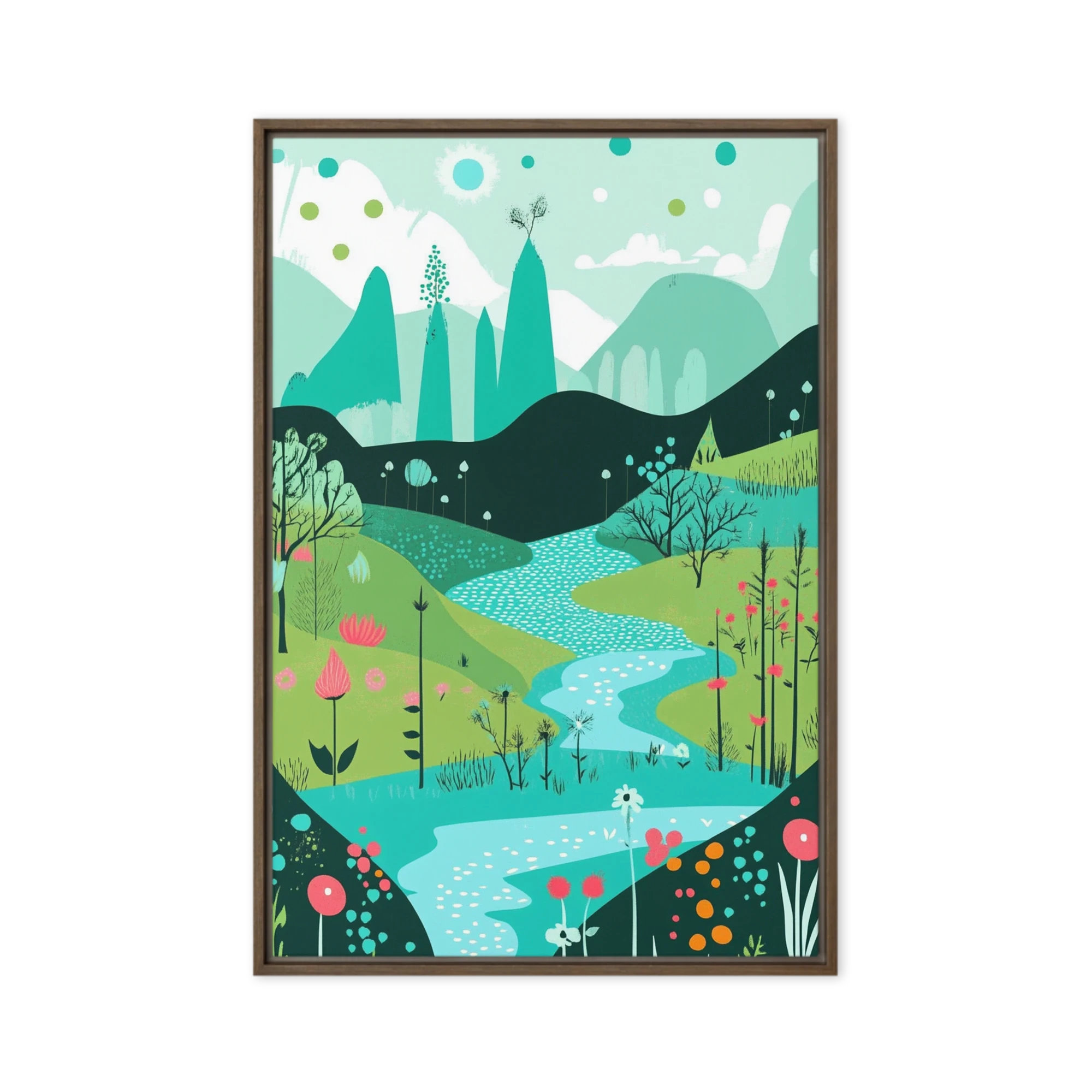 Colorful Landscape Illustration