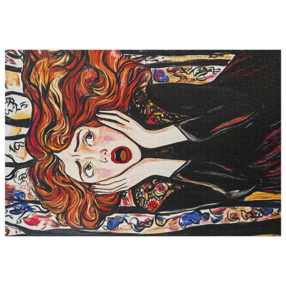 O Grito da Mulher 
 Puzzle em caixa de metal