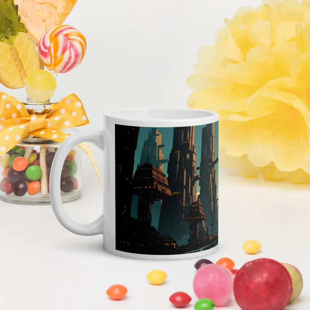 Neo-Canyon City 
 Mug with Red inside | 15 oz