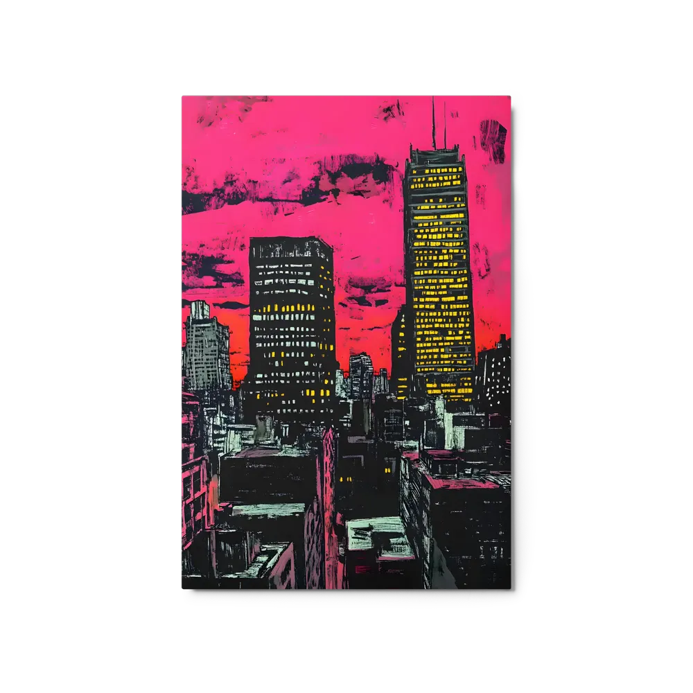Neo-Expressionist Night City | Art Print
