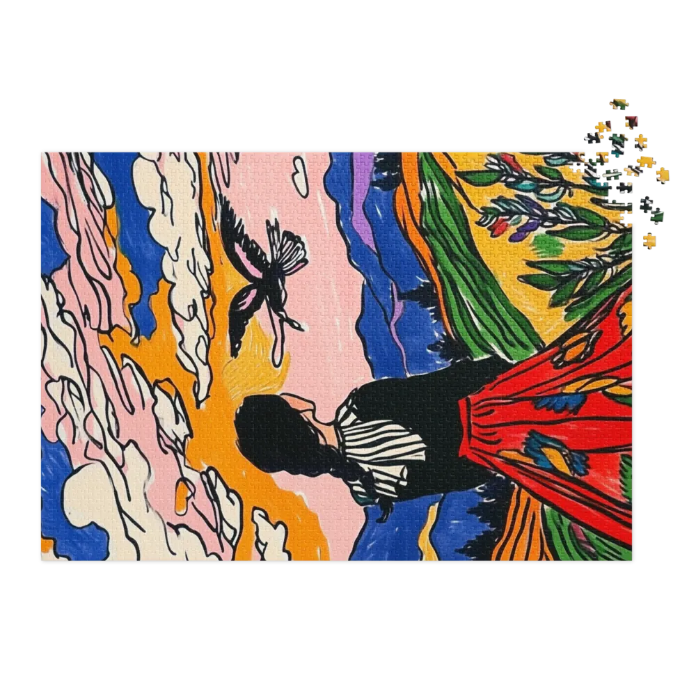 Uma Visão de Liberdade 
 Puzzle em caixa de metal