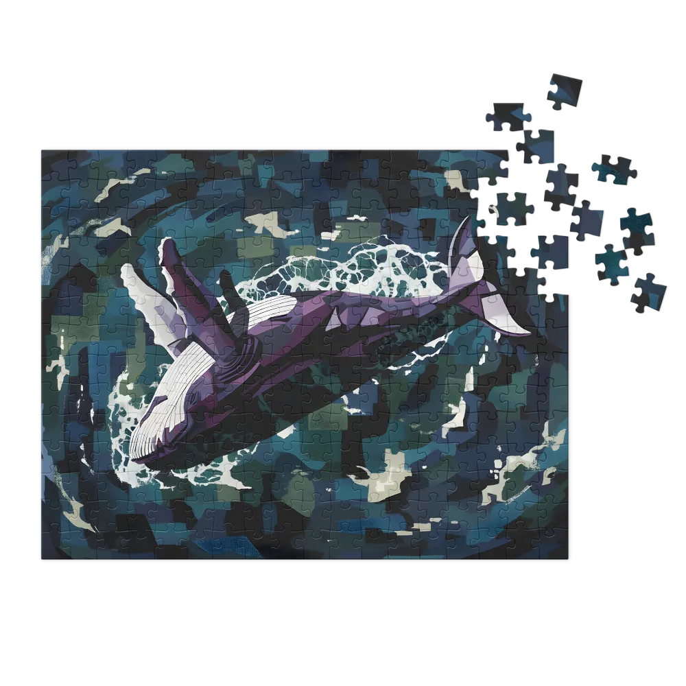 Geometric Humpback | Jigsaw Puzzles