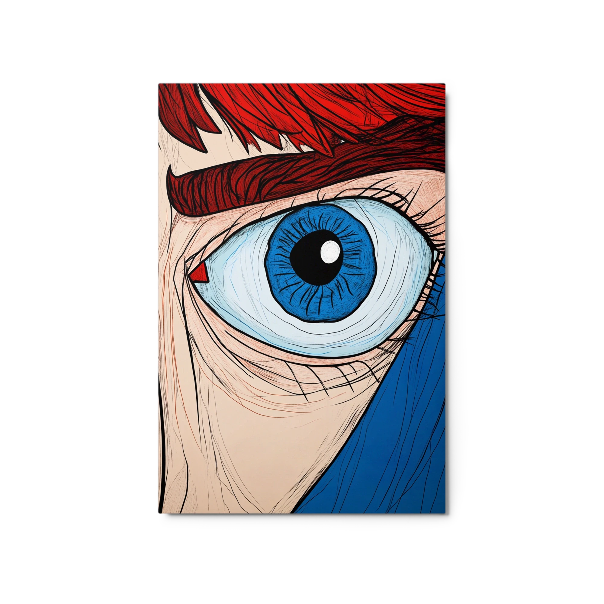 Intense Blue Gaze