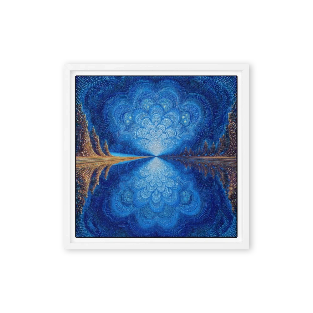Blue Mandala Reflection